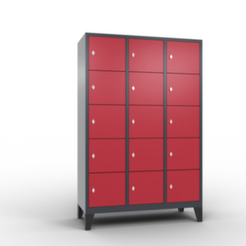 C+P Schließfachschrank Classic, 15 Fächer