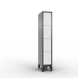 C+P Schließfachschrank Classic, 4 Fächer