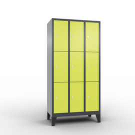 C+P Schließfachschrank Classic, 9 Fächer