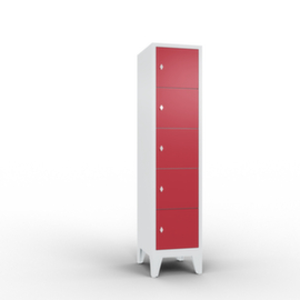 C+P Schließfachschrank Classic, 5 Fächer