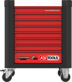 KS Tools Performanceplus Werkstattwagen-Satz P10 mit 423 Werkzeugen für 6 Schubladen