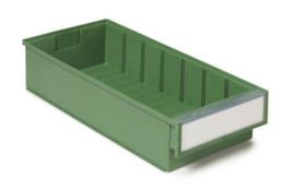 Treston Umweltfreundlicher Sichtlagerkasten BiOX, grün, HxLxB 82x400x186 mm