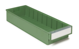 Treston Umweltfreundlicher Sichtlagerkasten BiOX, grün, HxLxB 82x500x186 mm