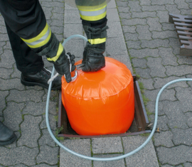 Aufblasbare Kanalabdichtung Druckluft