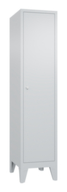 C+P Garderobenschrank Classic mit 1 Abteil - glatte Tür, Abteilbreite 400 mm