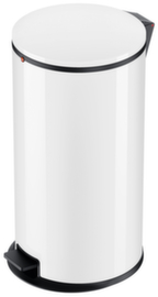 Hailo Tretabfalleimer Pure XL mit verzinktem Innenbehälter, 44 l, weiß