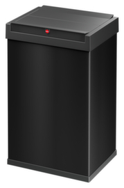Hailo Abfallbehälter Big-Box Swing L mit selbstschließendem Schwingdeckel, 35 l, schwarz