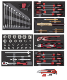 GEDORE RED R21010000 Werkzeugsatz 8x CT-Module + Cutter 81-teilig