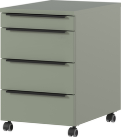 Rollcontainer GW-MAILAND 4377, 3 Schublade(n), taupe/taupe