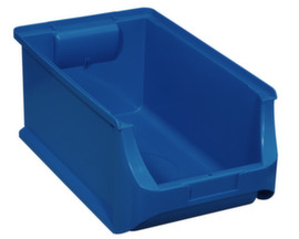 Allit Sichtlagerkasten ProfiPlus, blau, Tiefe 355 mm, Recycling-Kunststoff