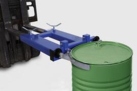 Fassgreifer für 200-/220-Liter-Fässer für Stahl- und Kunststofffässer, Aufnahme stehend
