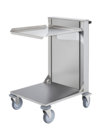 Kongamek Stirnwandwagen mit 2 Böden, Traglast 150 kg, Ladefläche 510 x 510 mm