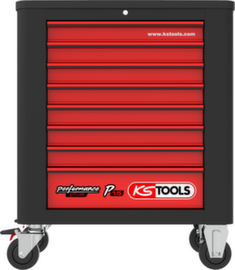 KS Tools Performanceplus Werkstattwagen-Satz P15 mit 262 Werkzeugen für 5 Schubladen