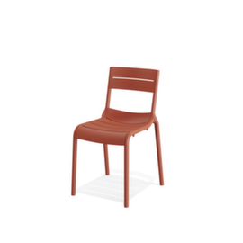 VEBA Terrassenstuhl Essentials Calor, Sitz terracotta, 4-Fußgestell