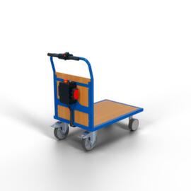 BS-ROLLEN Elektrischer Plattformwagen BS-eTec mit austauschbarem Akku