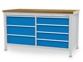 Bedrunka + Hirth Kastenwerkbank mit Multiplexplatte