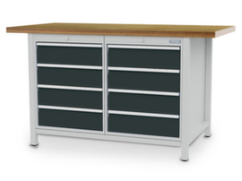 Bedrunka + Hirth Kastenwerkbank mit Multiplexplatte