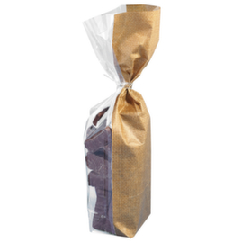 Bedruckte Kekstüte Jute naturfarben -100 x 220 mm
