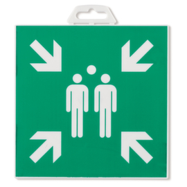 Hinweisschild aus Polystyrol