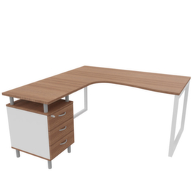 Quadrifoglio Schreibtisch-Set Practika mit Kufengestell