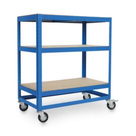 UDOB&Auml;R Etagenwagen, Traglast 150 kg, 3 Etagen