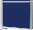 Franken Trennwand, Höhe x Breite 1500 x 1200 mm, Wand blau Detail 1 S