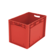 Euronorm-Stapelbehälter Ergonomic, rot, Inhalt 82 l