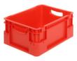 Industrie-Stapelbehälter, rot, Inhalt 15 l