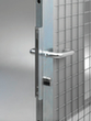 TROAX Schiebetür für Trennwandsystem, Breite 2300 mm Detail 1 S