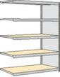 regalwerk Spanplatten-Steckregal mit Böden, Höhe x Breite x Tiefe 2000 x 1695 x 600 mm, 5 Böden