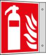 Langnachleuchtendes Brandschutzschild Standard 13 S