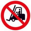 Verbotsschild für Flurförderzeuge verboten, Aufkleber, Standard