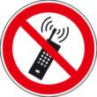 Verbotsschild Mobilfunk verboten, Wandschild, Standard