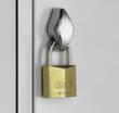 C+P Garderobenschrank Classic mit 2 Abteilen und Mitteltrennwand, Abteilbreite 400 mm Detail 2 S