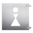 WC-Fahnenschild, "WC Damen"