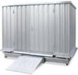 Lacont Gefahrstoff-Container fertig montiert, Lagerung passiv, Breite x Tiefe 3075 2075 mm