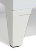 C+P Garderobenschrank Classic mit 2 Abteilen und glatten Türen, Abteilbreite 400 mm Detail 1 S