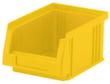 Lakape Stapelbarer Sichtlagerkasten Eco rollenbahngeeignet, gelb, Tiefe 164 mm, Polypropylen