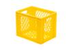 Lakape Euronorm-Stapelbehälter Favorit Wände + Boden durchbrochen, gelb, Inhalt 29 l