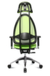 Topstar Bürodrehstuhl Open Base + Art OPEN ART 10 mit Kopfstütze, Netzrückenlehne, grün Standard 3 S