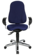 Topstar Bürodrehstuhl Sitness 10 mit Permanentkontakt-Mechanik, blau Standard 5 S