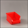 Allit Sichtlagerkasten ProfiPlus Box 2, rot, Tiefe 160 mm, Polypropylen