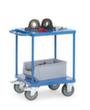 fetra Tischwagen mit Stahl-Etagen 600x600 mm, Traglast 500 kg, 2 Etagen Milieu 2 S
