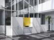 Nowy Styl Büroschrank E10 mit gehärteten Klarglastüren, 3 Ordnerhöhen Milieu 3 S