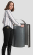 Edelstahl-Abfallbehälter für den Außenbereich, 50 l Milieu 1 S