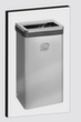 VAR Edelstahl-Abfallbehälter B 31, 40 l Standard 3 S