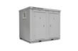 Säbu Toilettencontainer FLADAFI® für Damen und Herren, Höhe x Breite x Tiefe 2600 x 3050 x 2170 mm Standard 2 S