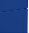 stumpf Wertstoffbehälter feuerhemmend, 65 l, RAL5010 Enzianblau, Deckel RAL5010 Enzianblau Detail 1 S
