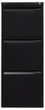 Bisley Hängeregistraturschrank, 3 Auszüge, schwarz/schwarz Standard 2 S