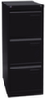 Bisley Hängeregistraturschrank Light, 3 Auszüge, schwarz/schwarz Standard 3 S